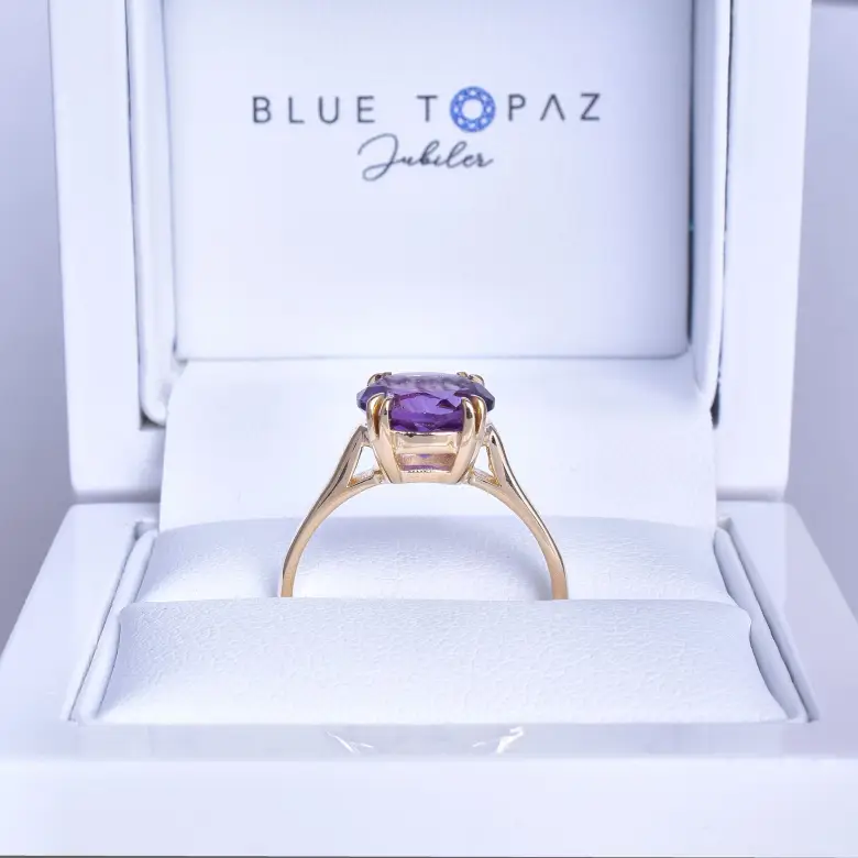 Pierścionek z ametystem naturalnym Pierścionek z ametystem naturalnym